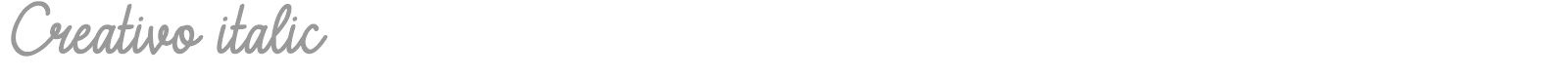 Creativo font preview